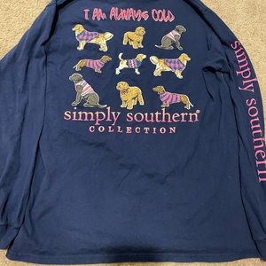 Simply Southern Long-Sleeve Tee (Medium)